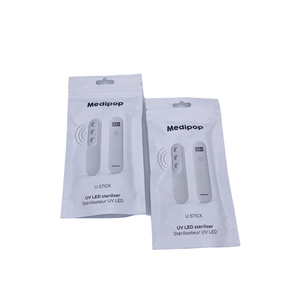 Medipop UV Stick Portable Sterilize white Lot of 2